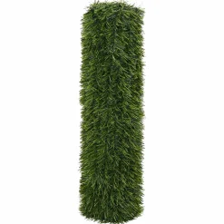 vidaXL Kunstmatige omheining Lichtgroen 1 x 3 m PVC en staal