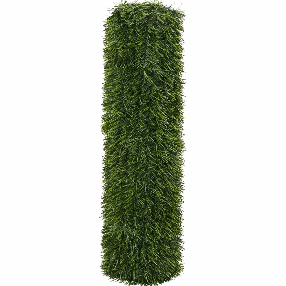 vidaXL Kunstmatige omheining Lichtgroen 1 x 3 m PVC en staal