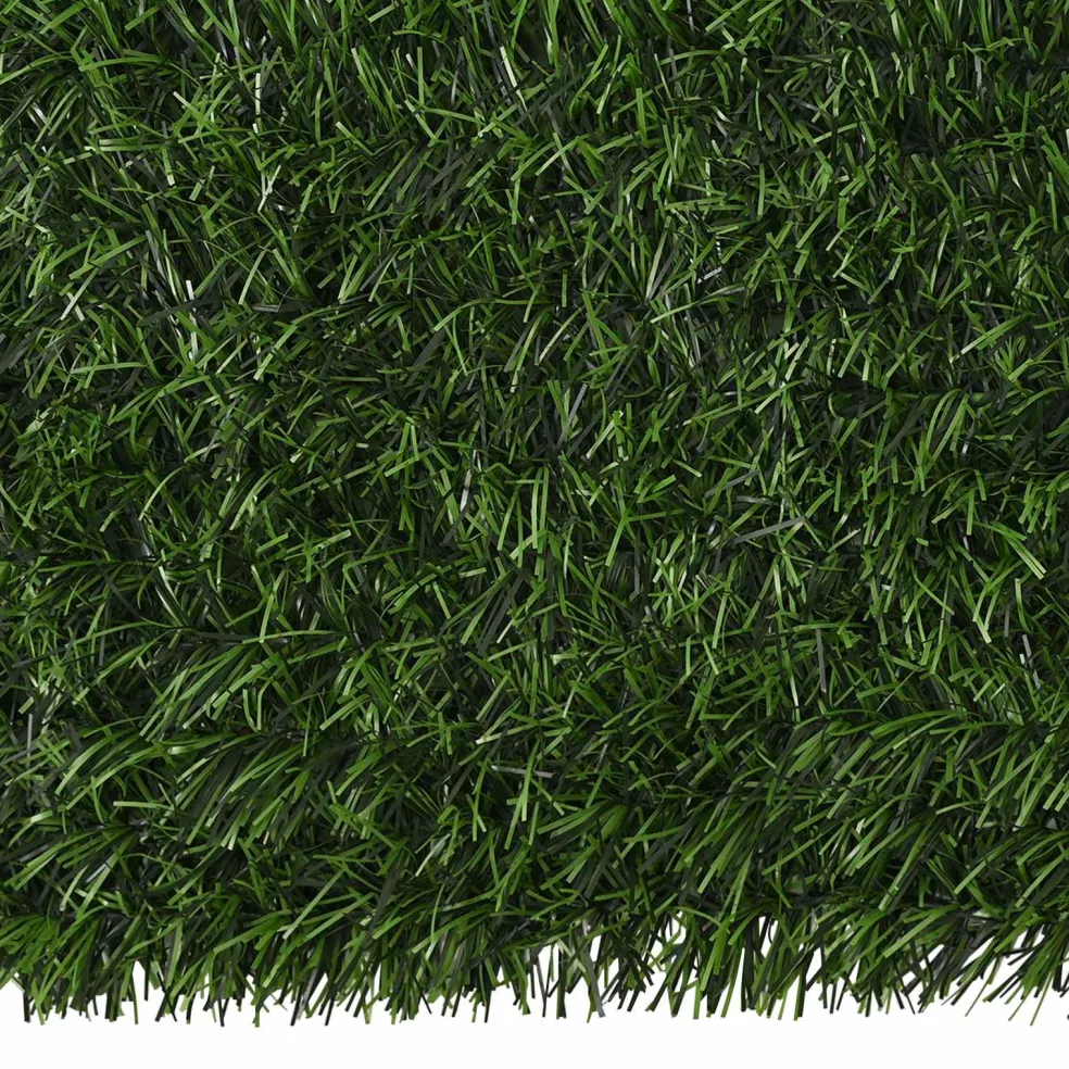 vidaXL Kunstmatige omheining Lichtgroen 1 x 3 m PVC en staal