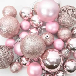 vidaXL Kunstmatige voorverlichte kerstboom met bollen set Groen 120 cm