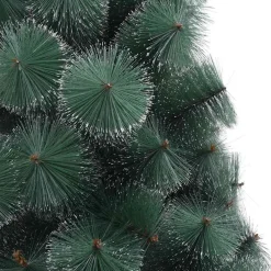 vidaXL Kunstmatige Voorverlichte Kerstboom met Ballenset Groen 120 cm