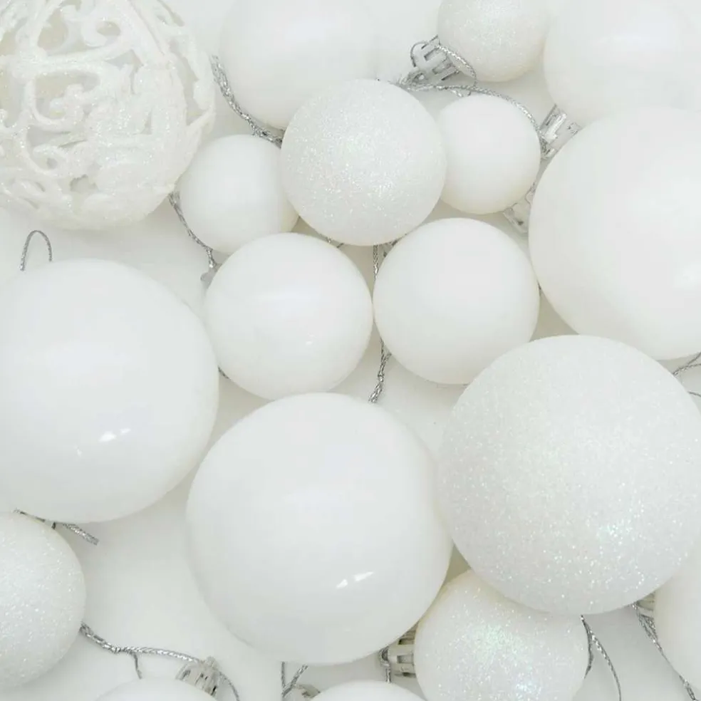 vidaXL Kunstmatige Voorverlichte Kerstboom met Ballenset Groen 120 cm