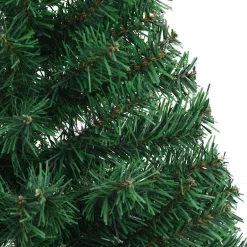 vidaXL Kunstmatig Voorverlicht Kerstboom met 150 LED Groen 120 cm PVC