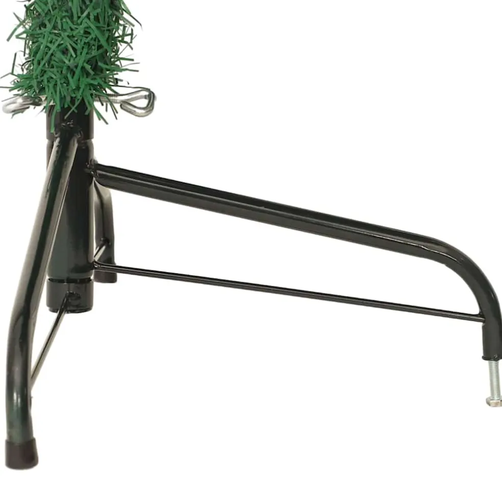 vidaXL Kunstmatig Voorverlicht Kerstboom met 300 LED Groen 180 cm PVC
