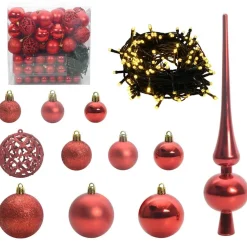vidaXL Kunstmatig Voorverlicht Kerstboom met 300 LED Groen 180 cm PVC