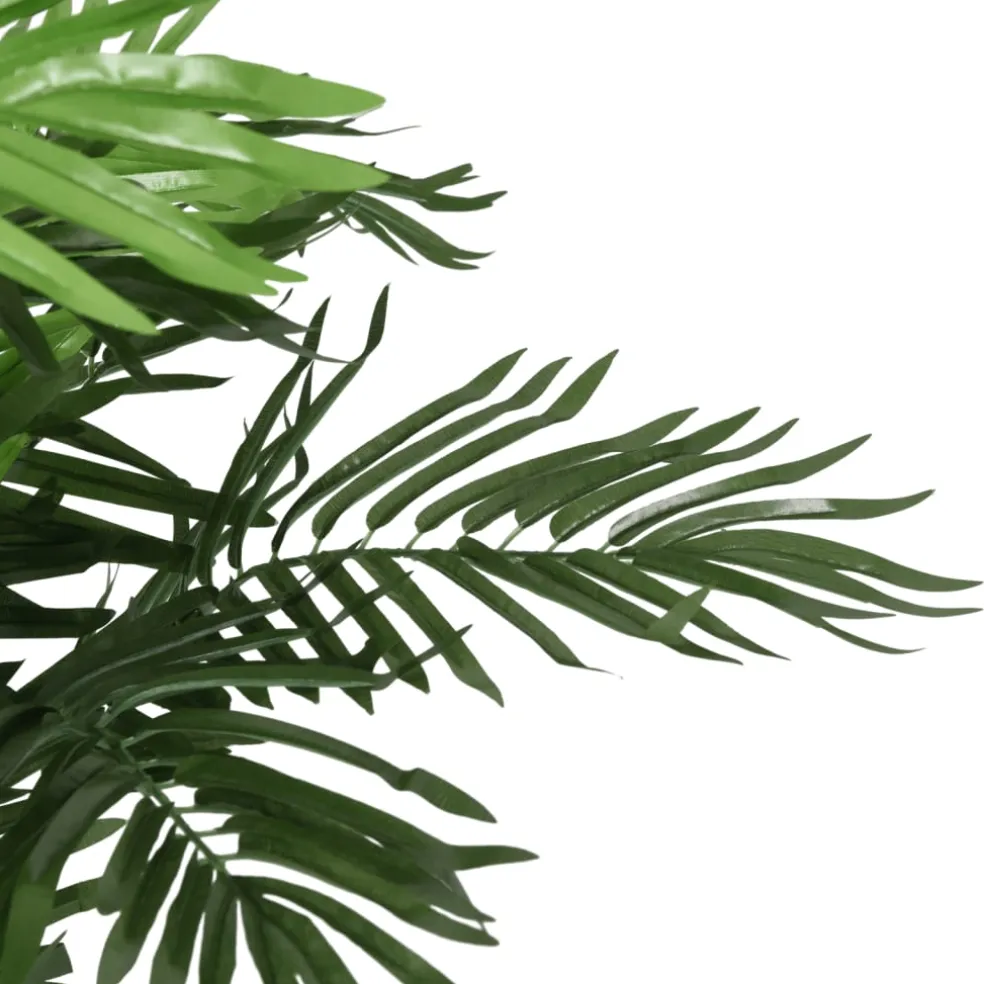 vidaXL Kunstpalmboom 18 bladeren 80 cm groen