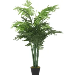 vidaXL Kunstpalmboom 18 bladeren 80 cm groen