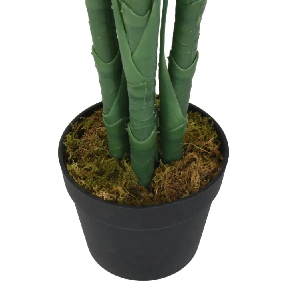 vidaXL Kunstpalmboom 18 bladeren 80 cm groen