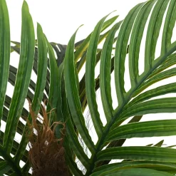 vidaXL Kunstpalmboom 6 bladeren 100 cm groen