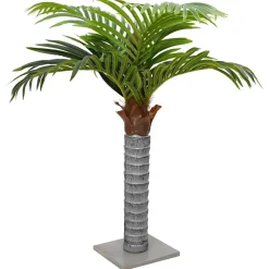 vidaXL Kunstpalmboom 6 bladeren 100 cm groen