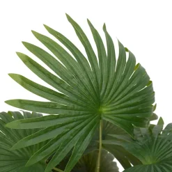 vidaXL Kunstpalmplant 9 bladeren 65 cm groen