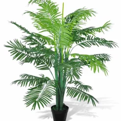 vidaXL Kunst Phoenix palmboom met pot 130 cm