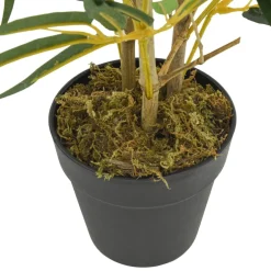 vidaXL Kunstplant bamboe 368 bladeren 80 cm groen