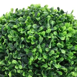 vidaXL Kunstplanten met pot 2 st buxus bolvorming 33 cm groen