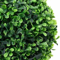 vidaXL Kunstplanten met pot 2 st buxus bolvorming 33 cm groen