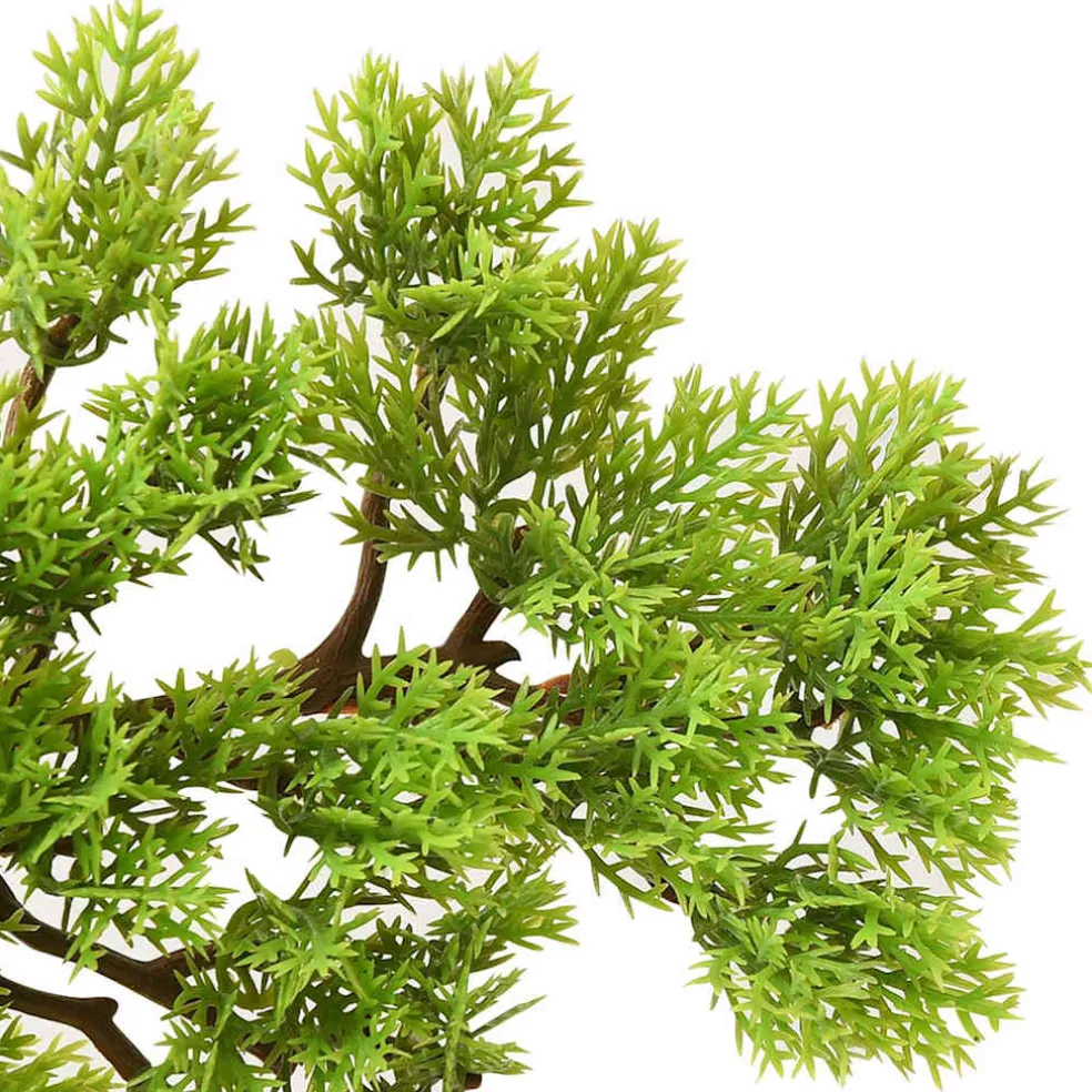 vidaXL Kunstplant met pot cipres bonsai 60 cm groen