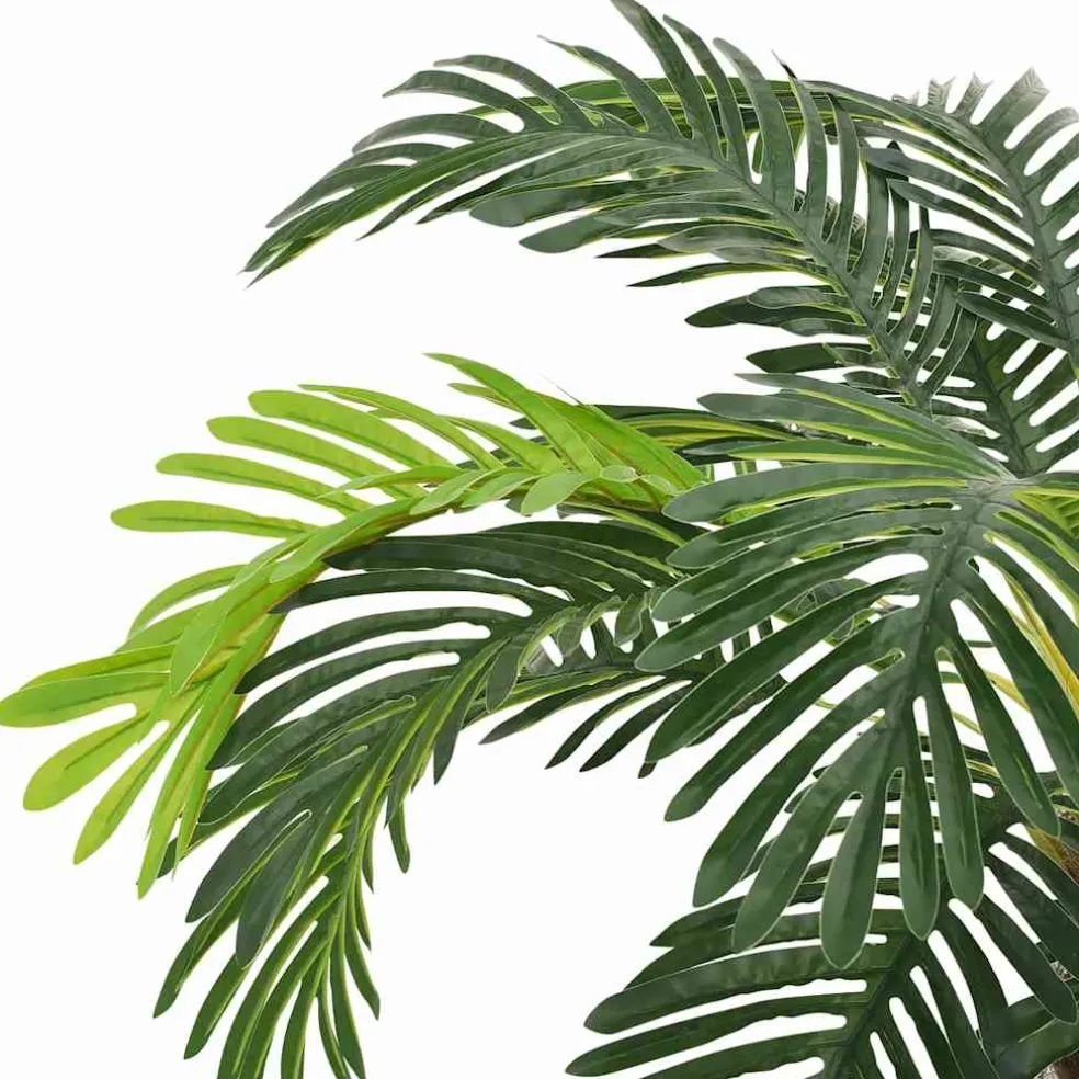 vidaXL Kunstplant met pot cycaspalm 90 cm groen