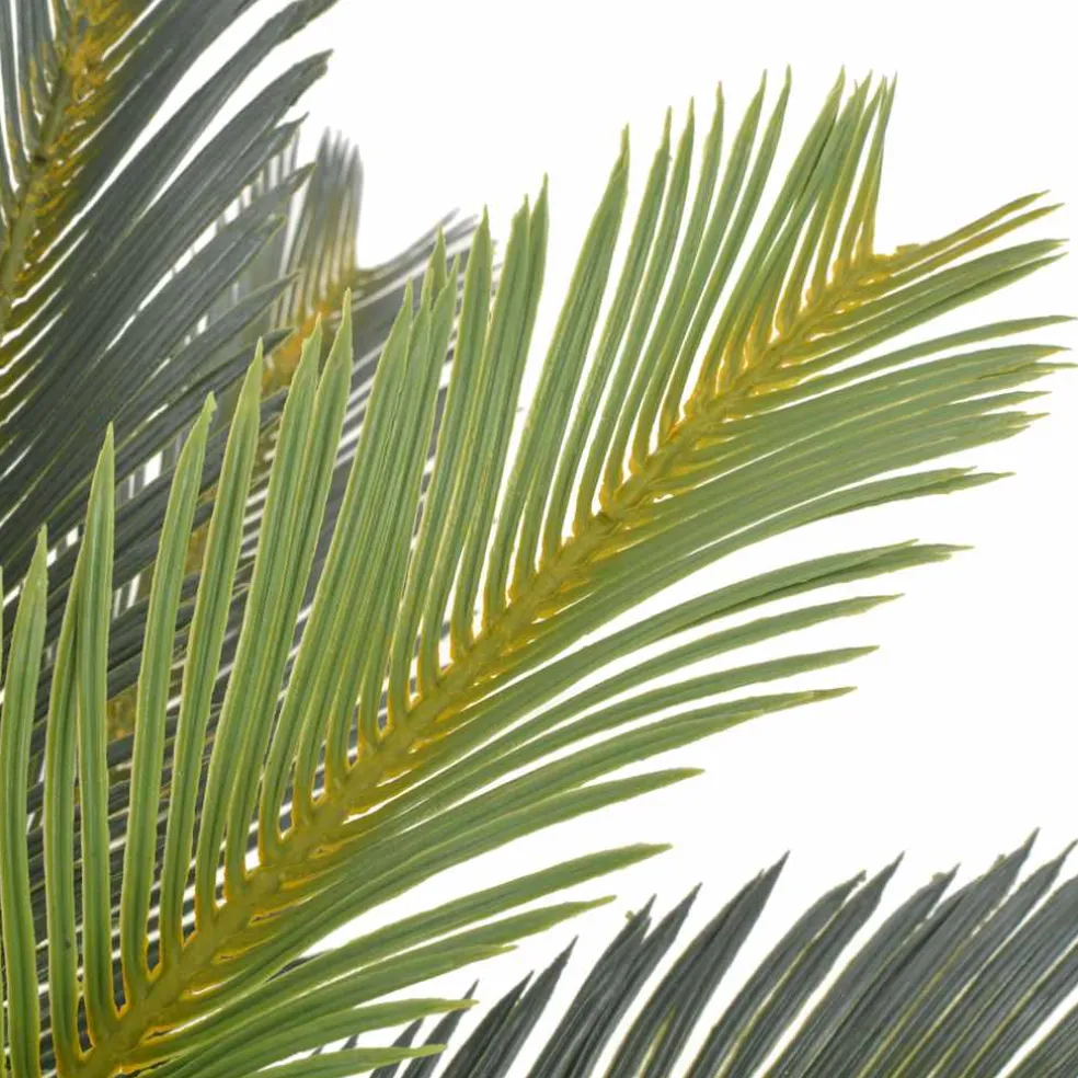 vidaXL Kunstplant met pot cycaspalm 90 cm groen