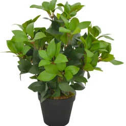 vidaXL Kunstplant met pot laurierboom 40 cm groen