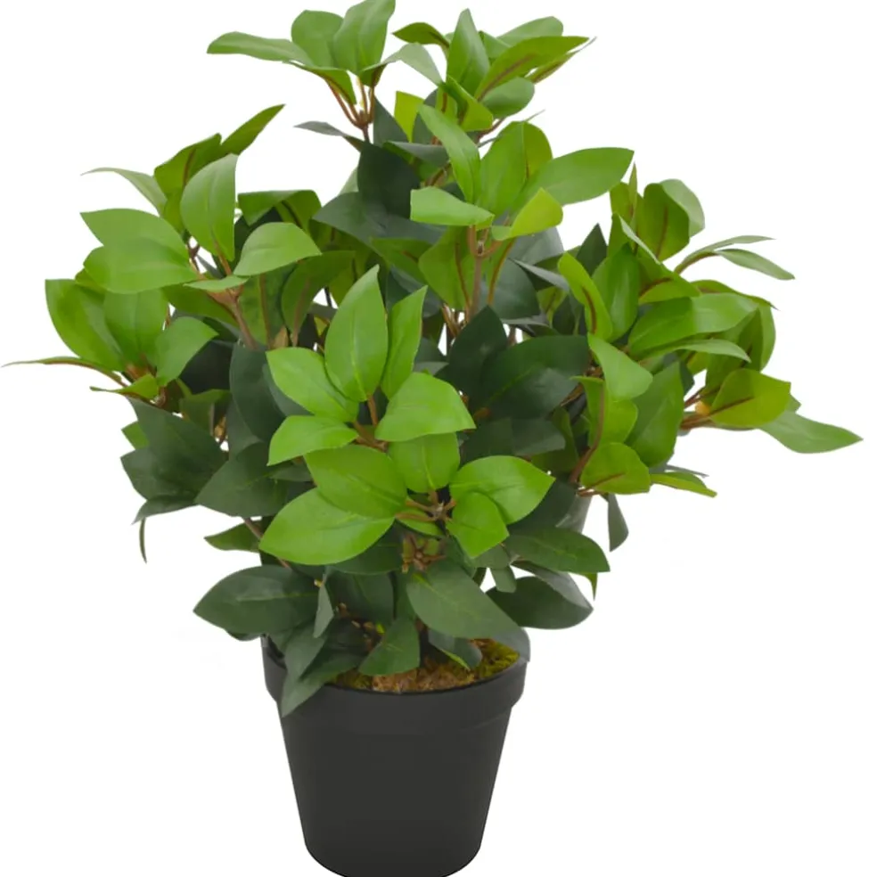 vidaXL Kunstplant met pot laurierboom 40 cm groen