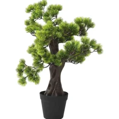 vidaXL Kunstplant met pot pinus bonsai 60 cm groen