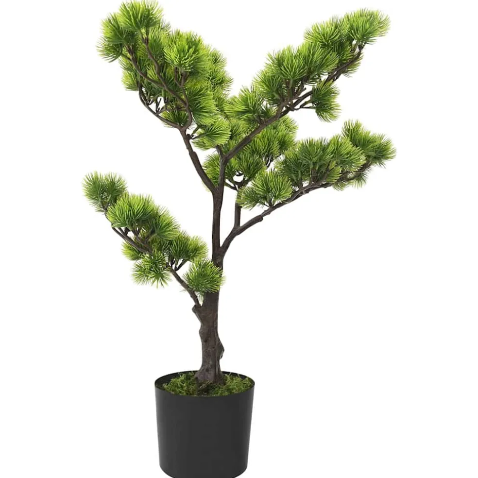 vidaXL Kunstplant met pot pinus bonsai 60 cm groen