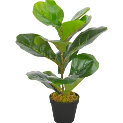 vidaXL Kunstplant met pot vioolbladplant 45 cm groen