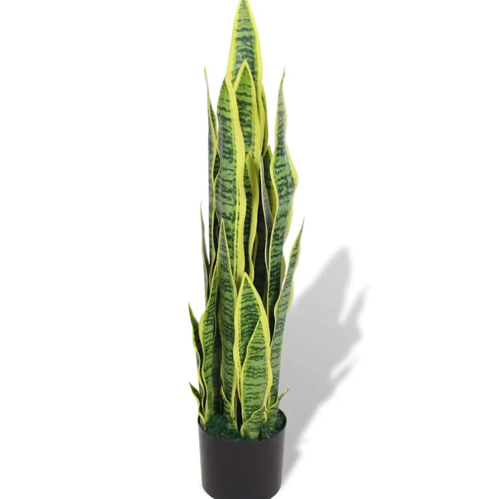 vidaXL Kunst sanseveria plant met pot 90 cm groen