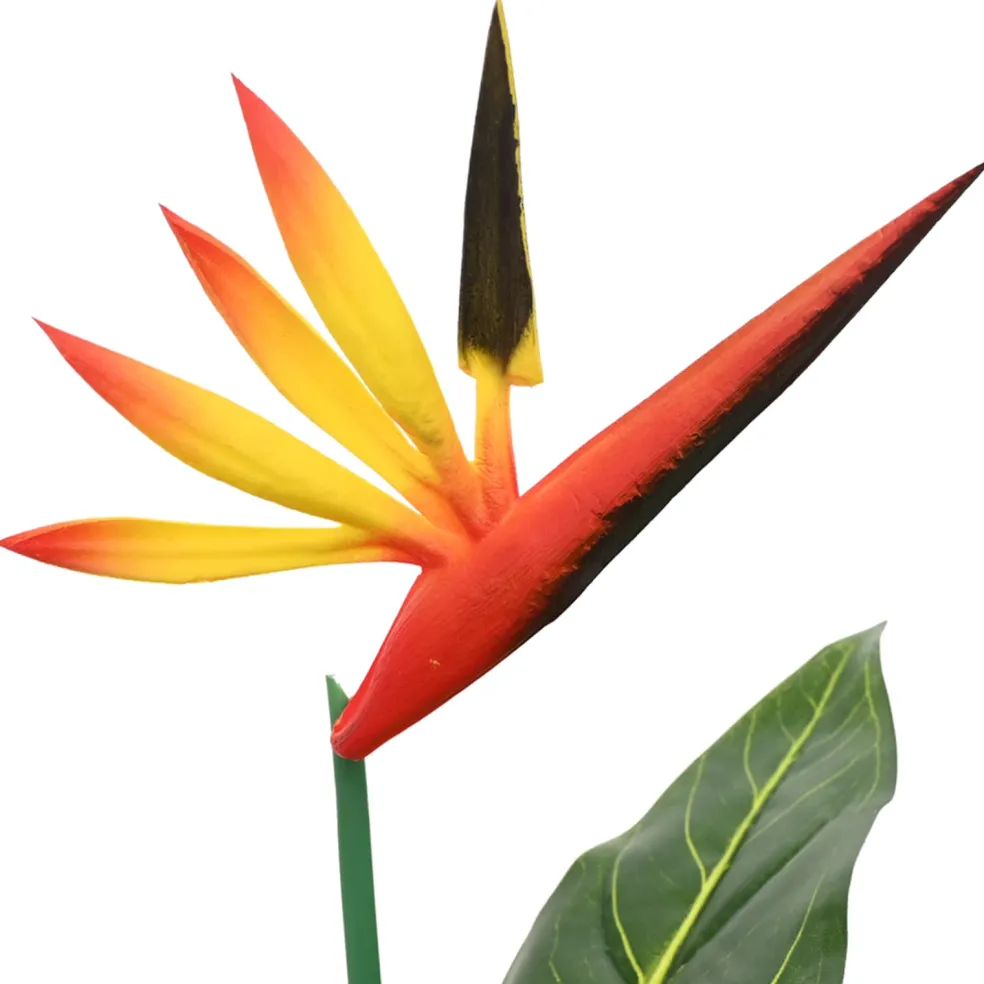 vidaXL Kunst Strelitzia Plant Groen 70 x 18 x 155 cm Stof en PE