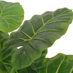 vidaXL Kunst taro plant met pot 45 cm groen
