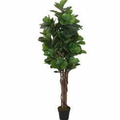 vidaXL Kunstvijgenboom 96 bladeren 80 cm groen