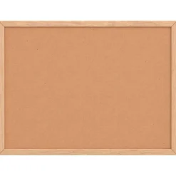 vidaXL Kurkbord met massief grenenhouten frame 40x30 cm