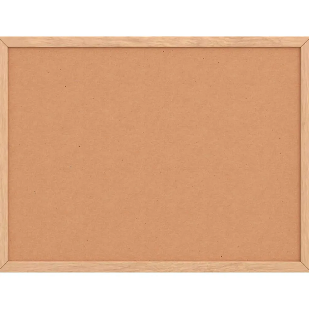 vidaXL Kurkbord met massief grenenhouten frame 40x30 cm