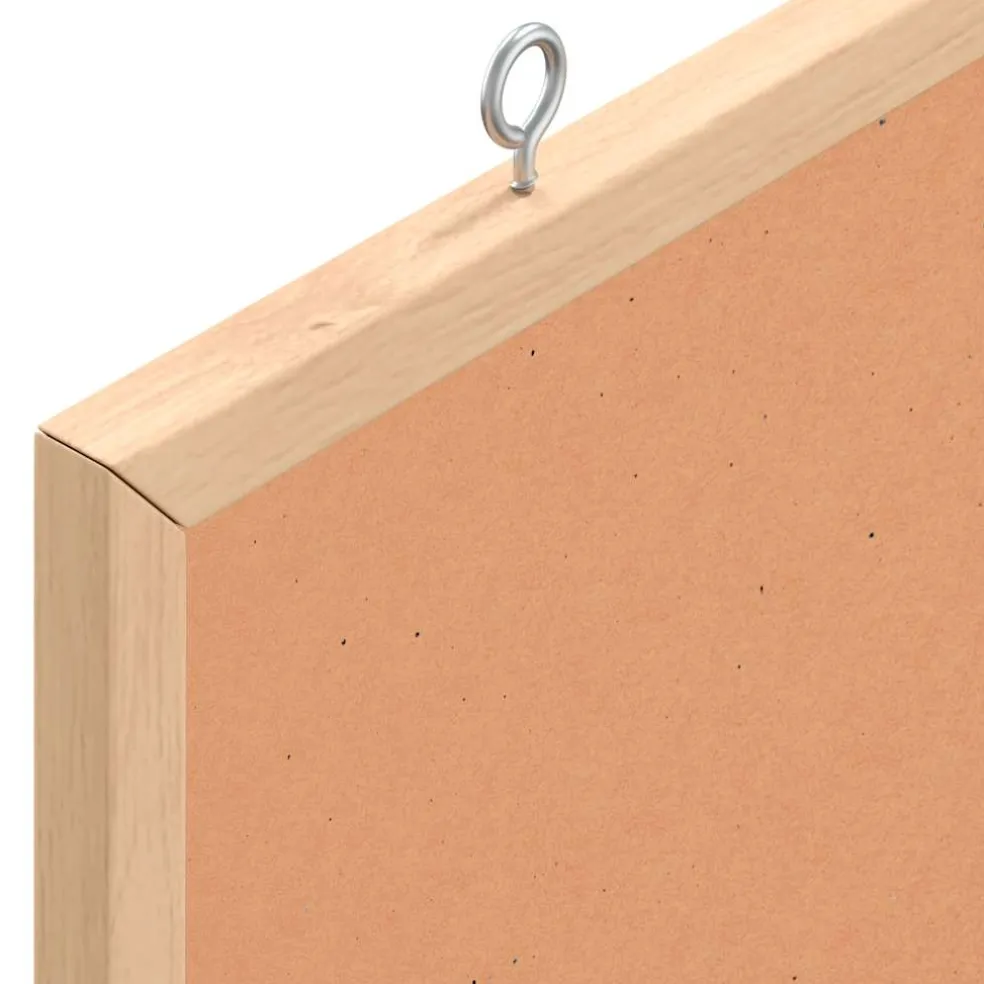 vidaXL Kurkbord met massief grenenhouten frame 40x30 cm