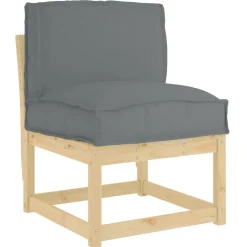 vidaXL Kussen Antraciet 50 x 40 x 12 cm Oxford Stof
