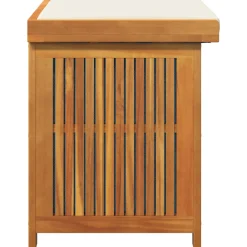 vidaXL Kussenbox voor buiten 60x50x61 cm massief acaciahout