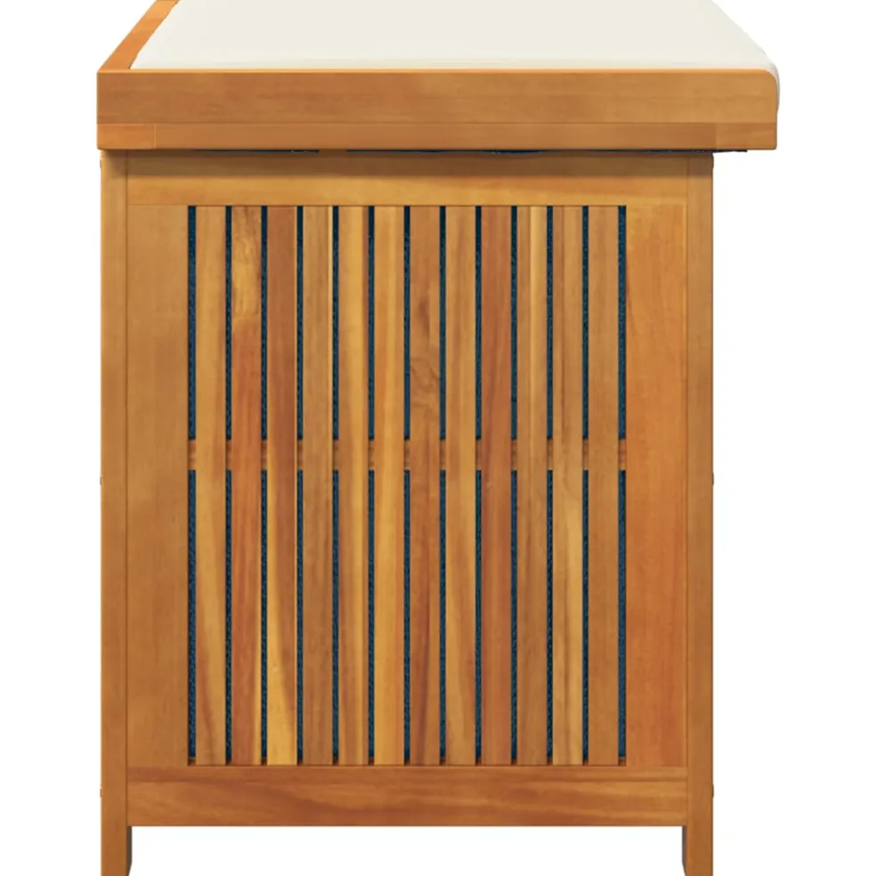 vidaXL Kussenbox voor buiten 60x50x61 cm massief acaciahout