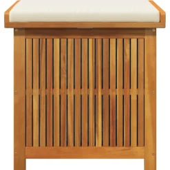 vidaXL Kussenbox voor buiten 60x50x61 cm massief acaciahout