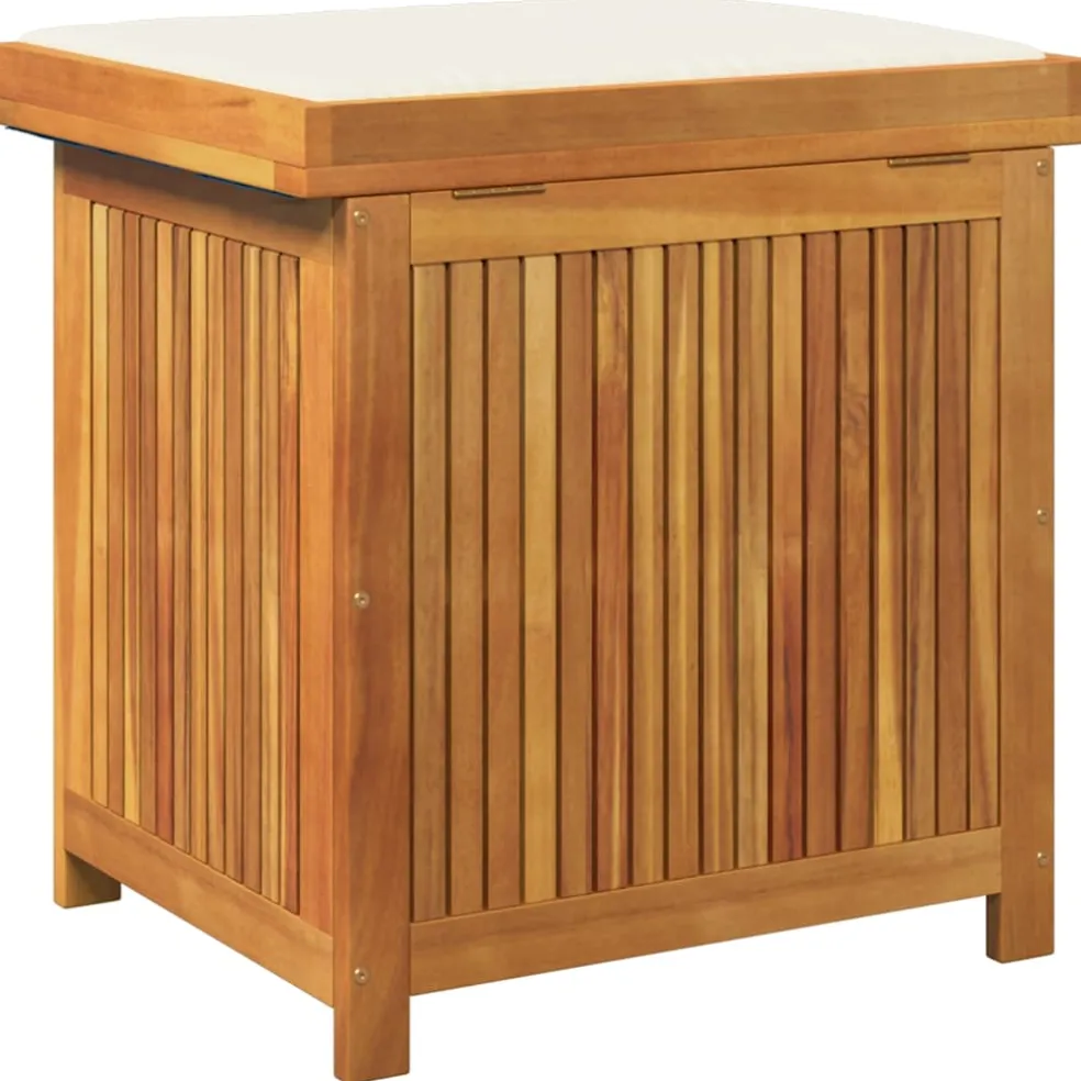 vidaXL Kussenbox voor buiten 60x50x61 cm massief acaciahout