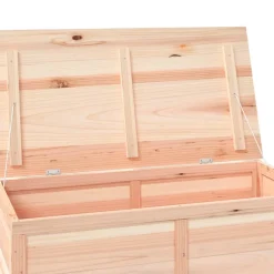 vidaXL Kussenbox 100x50x56 cm massief vurenhout