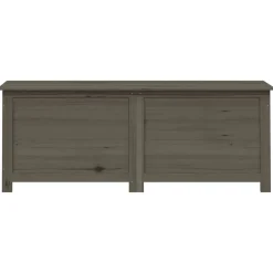 vidaXL Kussenbox 150x50x56 cm massief vurenhout antracietkleurig