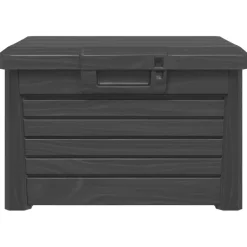 vidaXL Kussenbox 73x50,5x46,5 cm polypropeen antracietkleurig