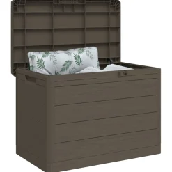 vidaXL Kussenbox 77,5x44,5x53 cm polypropeen bruin