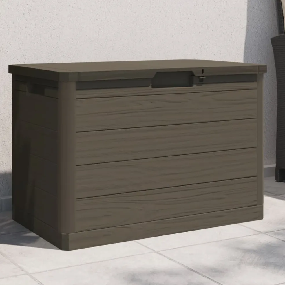 vidaXL Kussenbox 77,5x44,5x53 cm polypropeen bruin