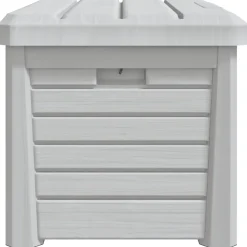 vidaXL Kussenbox 73x50,5x46,5 cm polypropeen grijs