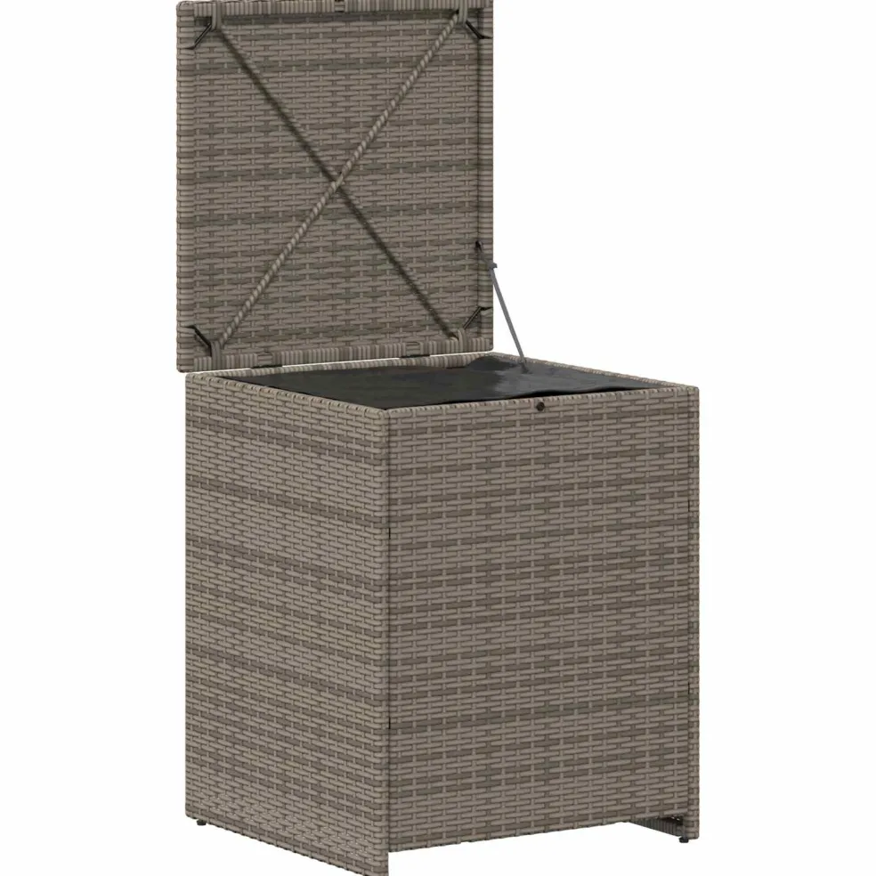 vidaXL Kussenbox 55 x 55 x 69 cm staal