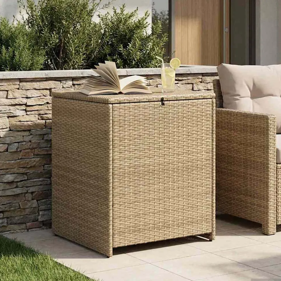 vidaXL Kussenbox 55 x 55 x 69 cm staal