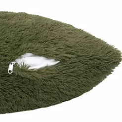 vidaXL Kussen met kussen HEERLEN 2 st Groen PV Fleece
