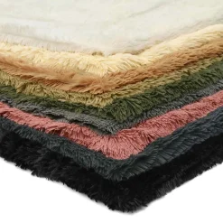 vidaXL Kussen met kussen HEERLEN 2 st Antraciet PV Fleece