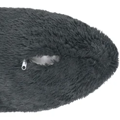 vidaXL Kussen met kussen HEERLEN 2 st Antraciet PV Fleece